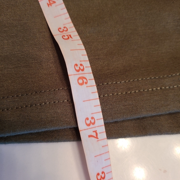 Lillusory Ruched Tee Shirt Tie Waist Dress Green XL - Picture 10 of 14